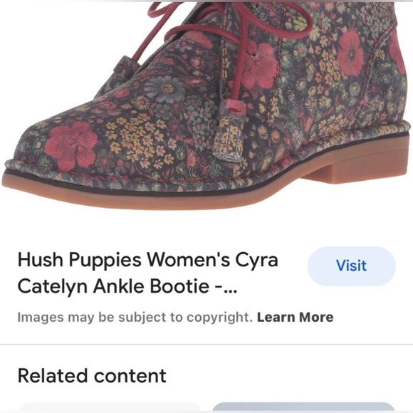 Hush Puppies CYRA Catelyn Floral
Ankle Booties Size 6 - Picture 8 of 14